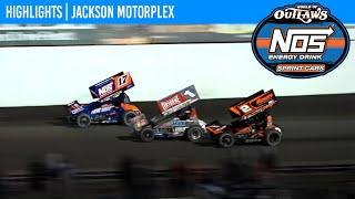 World of Outlaws NOS Energy Drink Sprint Cars | Jackson Motorplex | August 16, 2024 | HIGHLIGHTS