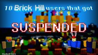 10 Brick-Hill users that got Suspended | #1