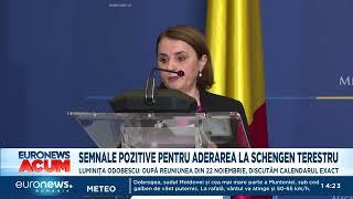 Semnale pozitive pentru aderarea la Schengen. "După 22 noiembrie, discutăm calendarul exact"