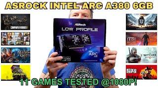 ASRock Intel Arc A380 6gb | Ryzen 5700x | 1080p - 11 Games Tested. #intelarc #intel #asrock