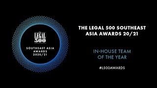 The Legal 500 Southeast Asia Awards 20/21: In-House Team of the year