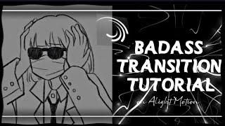 Badass Transition Tutorial on Alight Motion (No pro) | Moonie달 |