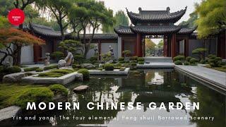 Modern Chinese garden design