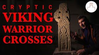Unique VIKING CROSSES & RAGNAROK - mythical code at St. Andrews, Middleton, N. Yorkshire