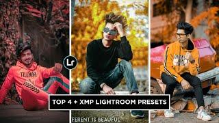Top 4 + Xmp mobile Lightroom presets Download free | Xmp Preset tutorial video 2019