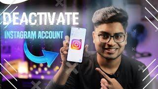 How To Deactivate Instagram Account Temporarily in Hindi