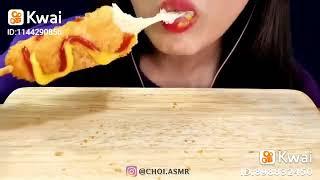 АСМР/ASMR ЕДА  вкусняшка,корн дог)