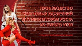 Кучное выщелачивание гуматов и производство удобрений из бурого угля