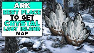 ARK Lost Island Best Place To Get CRYSTAL