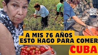 No creerás lo que hago a mis 76 años para alimentar a mi familia en Cuba.