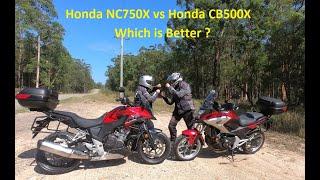 Honda NC750X vs Honda CB500X - Which is Better ?