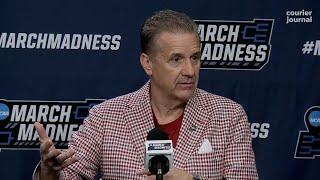 Full Arkansas men's basketball press conference after John Calipari beats Rick Pitino, St. John's