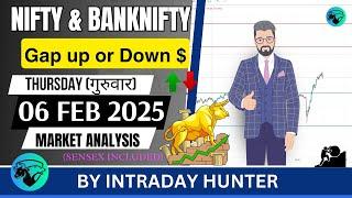 Nifty & Banknifty | SENSEX Analysis | Prediction For 06 FEB 2025