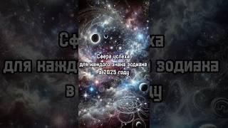 Сфера успеха для каждого знака зодиака в 2025 году #астрология