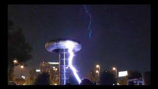 LARGEST TESLA COIL IN THE WORLD (3 million volts discharged)