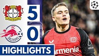 Bayer Leverkusen vs RB Salzburg (5-0) Extended HIGHLIGHTS || UEFA Champions League!