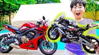 [1Hour] Yejun Car Toy Assembly with Build Lego Technic Bike Toy for Kids