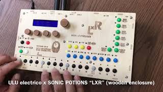 Sonic Potions LXR Drum synthesizer (ULU electrico wooden enclosure)