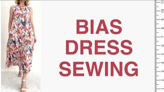 Bias dress PATTERN inside 