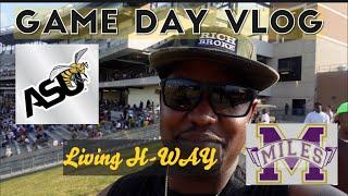 HBCU Game Day Vlog // ASU vs Miles College 2023 // Living H-WAY! #wedalife #bamastate #milescollege