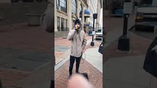 Street Evangelism State of Connecticut Downtown Hartford 