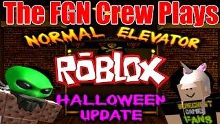 The FGN Crew Plays: ROBLOX - The Normal Elevator Halloween Update (PC)