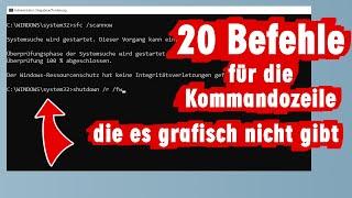 20 geniale Befehle für die Windows-Kommandozeile