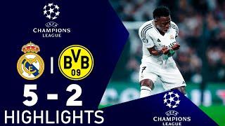 Vinícius Júnior Goal | Real Madrid vs Borussia Dortmund 5-2 Highlights | UEFA Champions League 2024