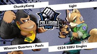 Collision 2024 - ChunkyKong (Donkey Kong) VS Light (Fox) - Ultimate Singles Pools - Winners Quarters