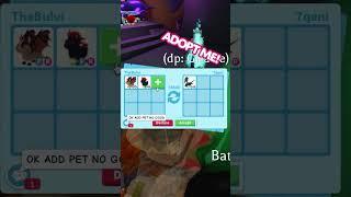 SCAMMER in ADOPT ME!  with NEON SHADOW DRAGON #shorts #adoptme