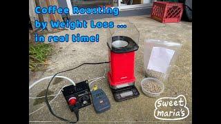 Coffee Roasting by Weight Loss in Real Time (Air Popcorn Popper)