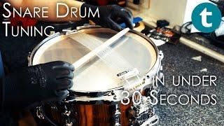 Snare Drum Tuning Tips | In 30 Seconds Or Less | Thomann