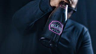 Belaire Rosé. Champagne commercial