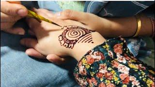 Mehendi design for the beginners step by step \\Alif&Aliyas mum uk