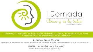 CONFERENCIA: Psicopatología, Psicología Clínica, Psicología de la Salud y Psicoterapia