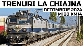 Trenuri la Chiajna pe M100-Autumn Trainspotting near Bucharest-Samstag Bahnverkehr