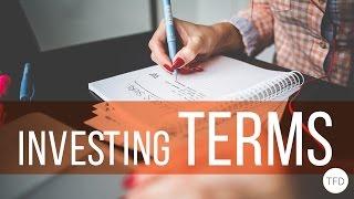 9 Investing Terms You Should Know | The Financial Diet