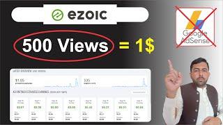 Ezoic Earnings on Blogger Website ||  Ezoic Approval Without AdSense