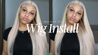 PERFECT ASH BLONDE HAIR FOR SUMMER TIME | SUPER THIN LACE FRONT WIG INSTALL | ASTERIA HAIR