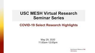 Select COVID 19 Research Highlights