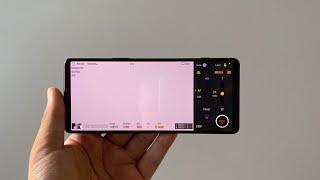 Video Pro app on Sony Xperia 5 IV