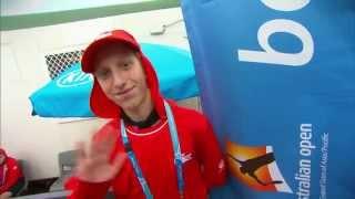 A day in the life of a Woolworths Ballkid - Australian Open 2015