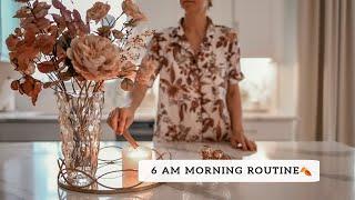 [6AM Diaries]  Cozy and Relaxing Morning At Home | Fall Morning Routines | Slow Living