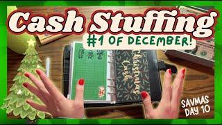 FIRST CASH STUFFING OF DECEMBER!️ -Low Income- *Savmas Day 10*