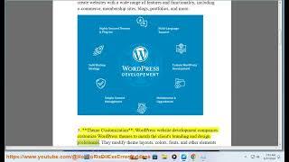 Wordpress website development company 101: Wordpress web development company?