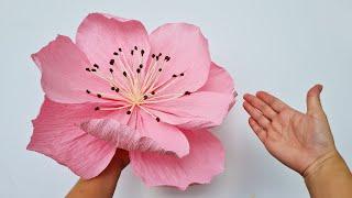 How To Make Giant Paper Flower #2 / Paper Flower / Góc nhỏ Handmade