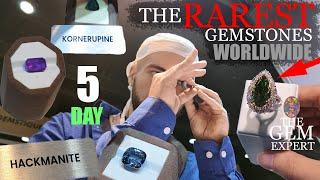 THE RAREST GEMSTONES WORLDWIDE DAY 5 at gemshow in Bangkok Thailand