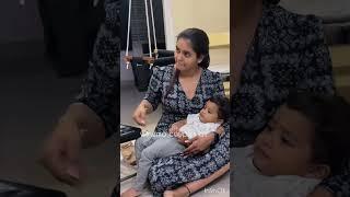 Sun tv Kayal serial heroine Chaitra Reddy with cute sister  baby cute lovely family ️
