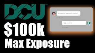 $100,000 In Credit With DCU? | Digital Credit Union Max Exposure & Fresh Data