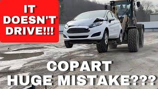 My Copart Ford Fiesta WON’T MOVE!!! | Wrecked 2018 Ford Fiesta Hatchback